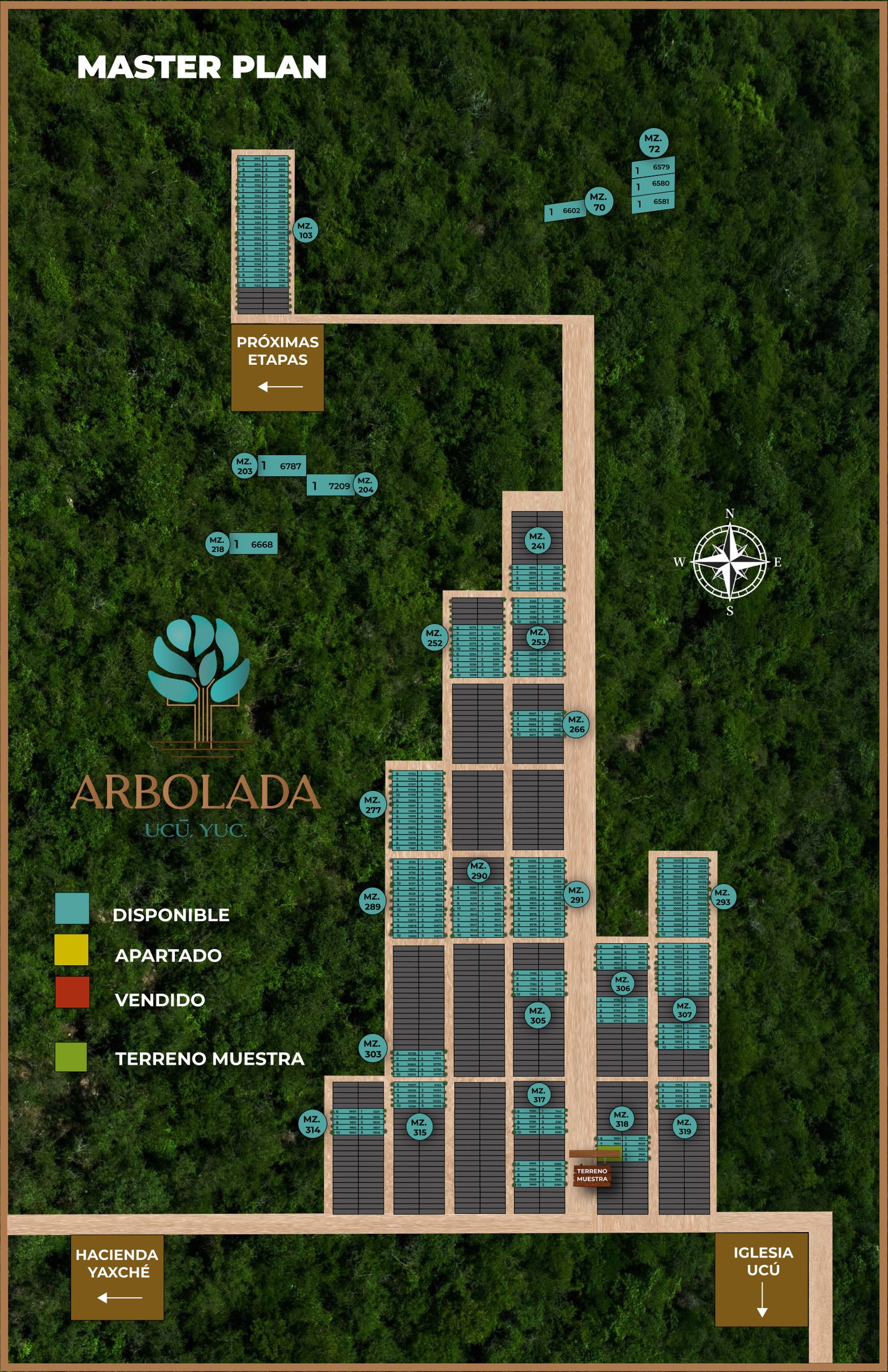 Master Plan Arbolada — Ucú, Yucatán