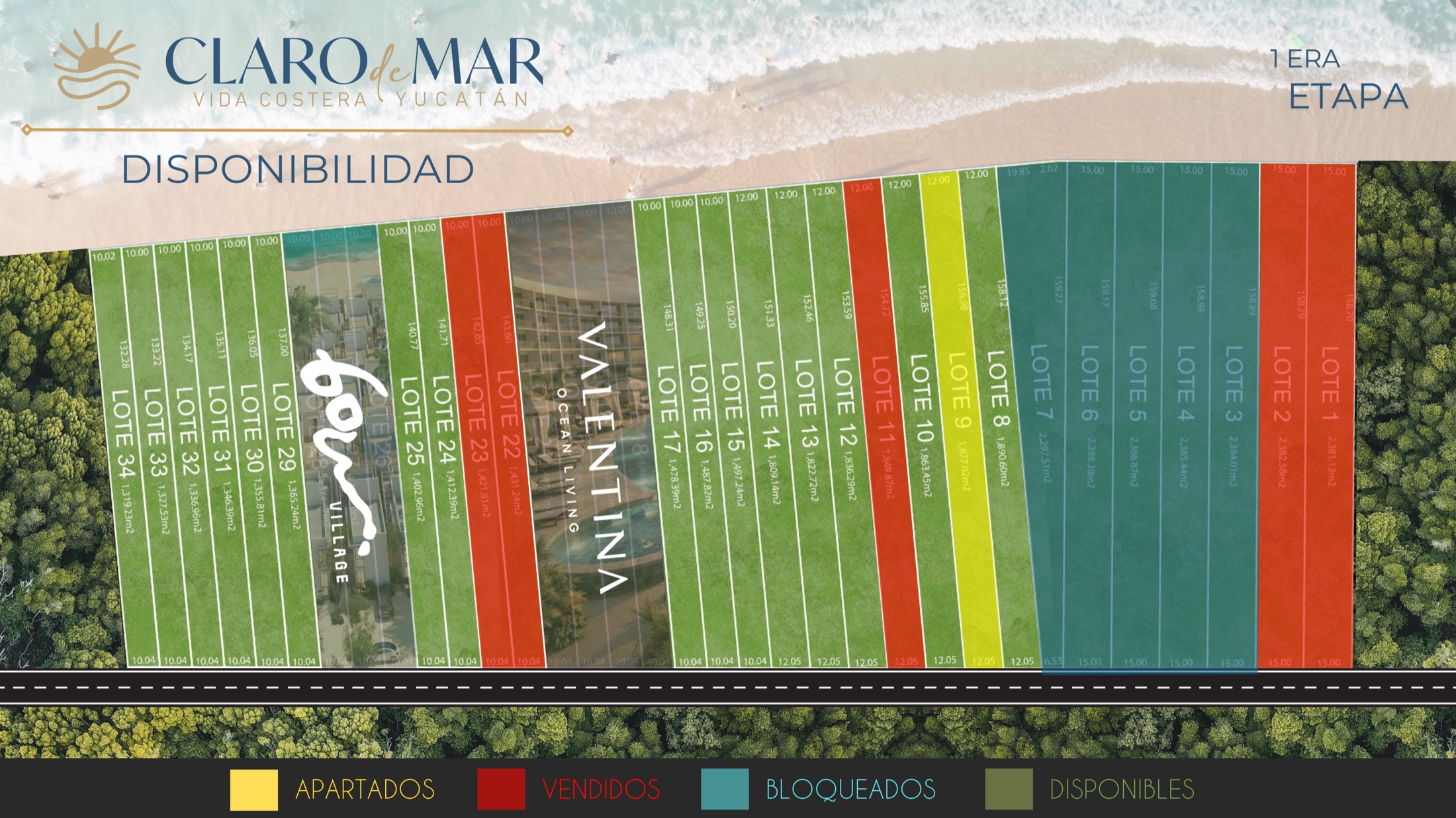 Disponibilidad Claro de Mar — Agosto 2026