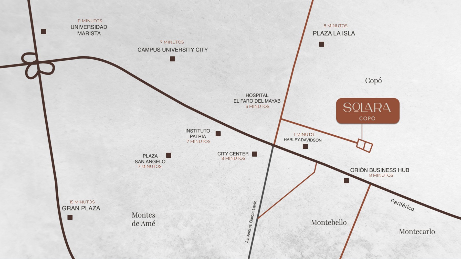 Mapa de ubicación — Solara Copó